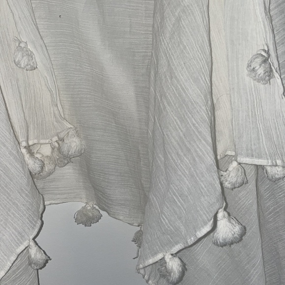 Design Lab Lord & Taylor white beach cover up - Picture 4 of 4